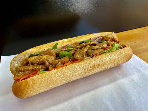 Chicken Satay Banh Mi