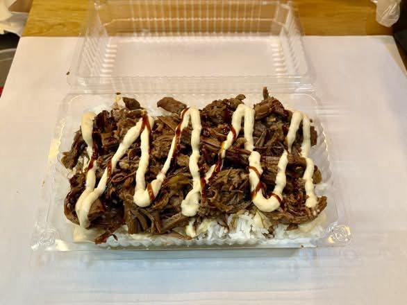Beef Brisket on Rice